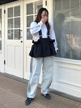 「CORNERS（コーナーズ）のアイテム」を使った、yuminyさん（レディース・162cm）の冬コーディネート