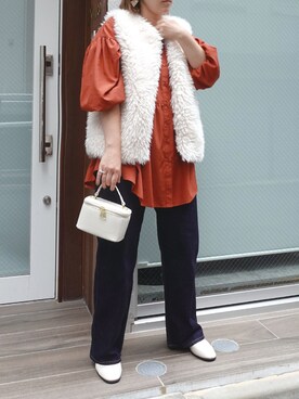 「corners」｜「アイテム（その他アウター）」を使った、yuminyさん（レディース・162cm）の夏コーディネート