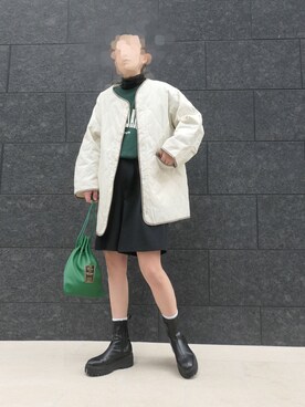 「タートルネック」｜「アイテム（福袋/福箱）」を使った、yuminyさん（レディース・162cm）の秋コーディネート