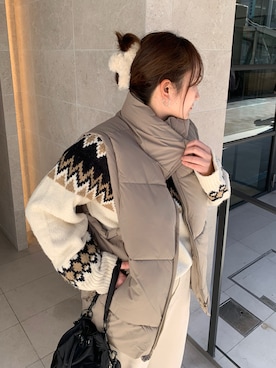 「CORNERS（コーナーズ）のアイテム（ジャケット/アウター）」を使った、yuminyさん（レディース・162cm）の秋コーディネート