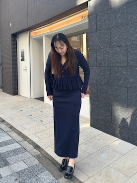 「CORNERS（コーナーズ）のアイテム」を使った、yuminyさん（レディース・162cm）の冬コーディネート