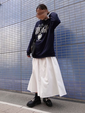 「#オトナカジュアル」｜「アイテム（ワンピース/ドレス）」を使った、yuminyさん（レディース・162cm）の冬コーディネート