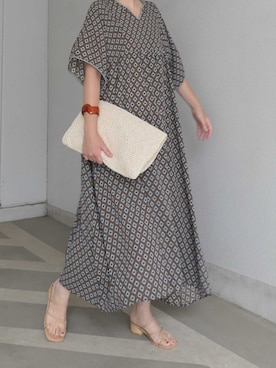 「CORNERS（コーナーズ）のアイテム（アクセサリー）」を使った、yuminyさん（レディース・162cm）の夏コーディネート