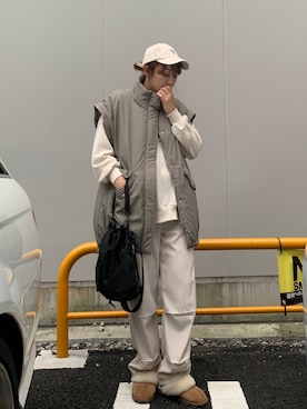 「CORNERS（コーナーズ）のアイテム（ジャケット/アウター）」を使った、yuminyさん（レディース・162cm）の秋コーディネート