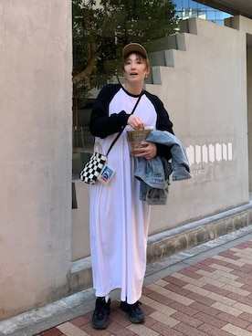 「corners」｜「アイテム（デニムジャケット）」を使った、yuminyさん（レディース・162cm）の冬コーディネート