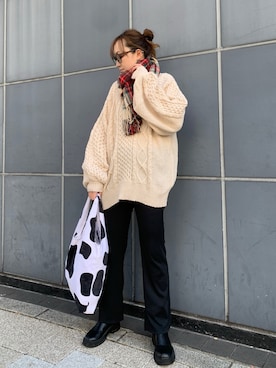 yuminyさん(レディース・162cm)の冬コーディネート