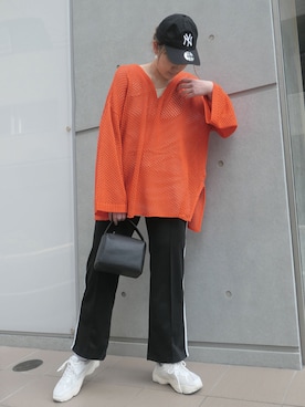 「CORNERS（コーナーズ）のアイテム」を使った、yuminyさん（レディース・162cm）の春コーディネート