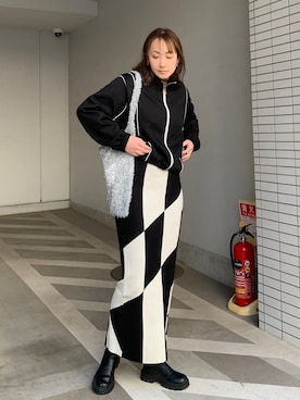 yuminyさん（レディース・162cm）の冬コーディネート