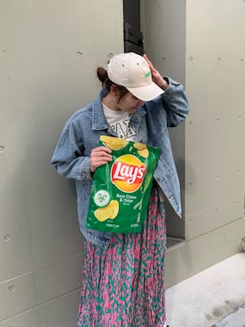 「corners」｜「アイテム（デニムジャケット）」を使った、yuminyさん（レディース・162cm）の春コーディネート