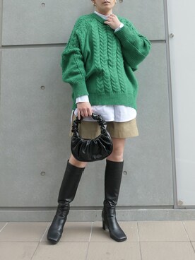 yuminyさん（レディース・162cm）の冬コーディネート