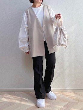 「ジレ」｜a o i *さん（レディース・151cm）の春コーディネート