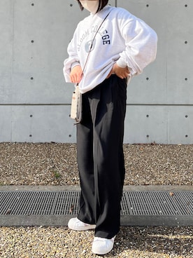 「adidas（アディダス）のadidas アディダス SUPERSTAR W スーパースター DB3347  ABC-MART限定 WHT/VISION（スニーカー）」を使った、a o i *さん（レディース・151cm）の春コーディネート