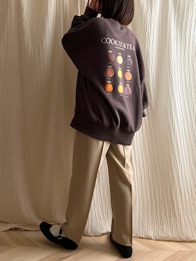 「アイテム（バレエシューズ）」を使った、a o i *さん（レディース・151cm）の冬コーディネート
