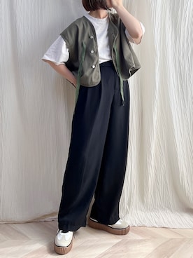 「Java（ジャバ）のアイテム」を使った、a o i *さん（レディース・151cm）の秋コーディネート