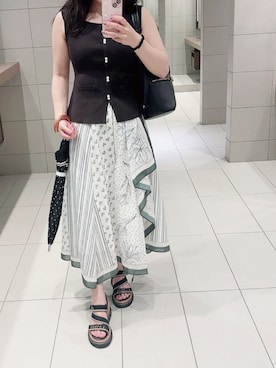 Mystrada（マイストラーダ）の「サマーフラワースカート