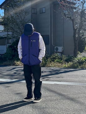 「CONVERSE ADDICT（コンバースアディクト）のアイテム」を使った、KOJIMAさん（メンズ・164cm）の冬コーディネート