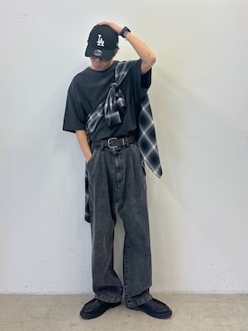 「ショップスタッフのおしゃれ配色」｜渡辺康二さん（メンズ・167cm）の春コーディネート