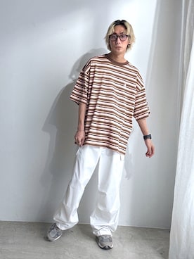 「ショップスタッフのおしゃれ配色」｜渡辺康二さん（メンズ・167cm）の春コーディネート