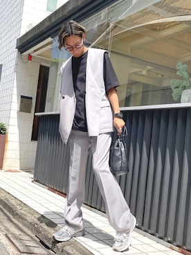 渡辺康二さん（メンズ・167cm）の夏コーディネート