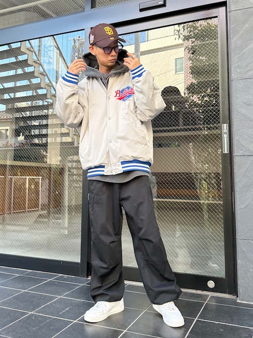 WEGO/リバーシブル ワッペンスタジャン