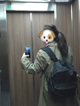 「アイテム（トレンチコート）」を使った、ackeyさん（レディース・158cm・30代）の春コーディネート