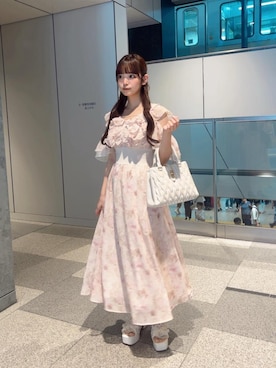 「フェミニン 」｜さえさん（レディース・155cm）の夏コーディネート