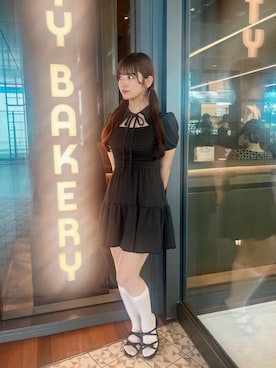 「フェミニン 」｜さえさん（レディース・155cm）の夏コーディネート