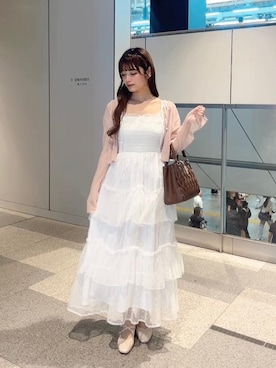 「MAJESTIC LEGON（マジェスティックレゴン）のアイテム」を使った、さえさん（レディース・155cm）の夏コーディネート