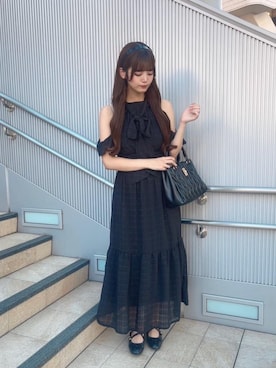 「MAJESTIC LEGON（マジェスティックレゴン）のアイテム」を使った、さえさん（レディース・155cm）の夏コーディネート