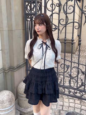 「MAJESTIC LEGON（マジェスティックレゴン）のアイテム」を使った、さえさん（レディース・155cm）の夏コーディネート