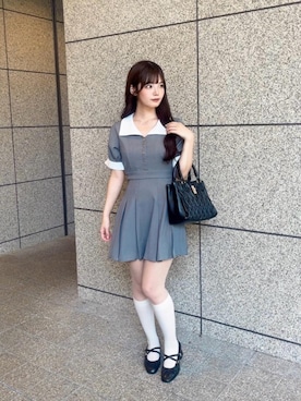 「MAJESTIC LEGON（マジェスティックレゴン）のアイテム」を使った、さえさん（レディース・155cm）の夏コーディネート