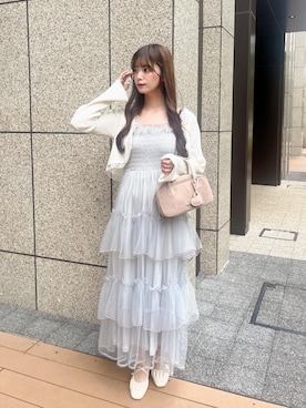 「MAJESTIC LEGON（マジェスティックレゴン）のアイテム」を使った、さえさん（レディース・155cm）の秋コーディネート