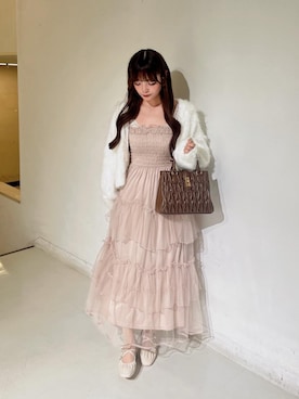 「MAJESTIC LEGON（マジェスティックレゴン）のアイテム」を使った、さえさん（レディース・155cm）の秋コーディネート