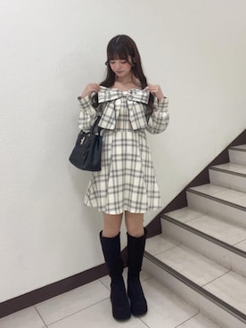 「MAJESTIC LEGON（マジェスティックレゴン）のアイテム」を使った、さえさん（レディース・155cm）の秋コーディネート