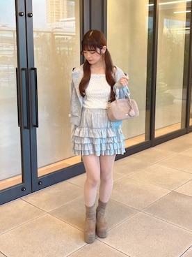 「MAJESTIC LEGON（マジェスティックレゴン）のアイテム」を使った、さえさん（レディース・155cm）の秋コーディネート