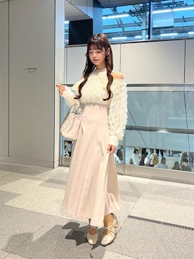 「MAJESTIC LEGON（マジェスティックレゴン）のアイテム」を使った、さえさん（レディース・155cm）の秋コーディネート