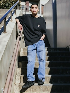 「ワーク」｜平石 智大さん（メンズ・175cm）の夏コーディネート