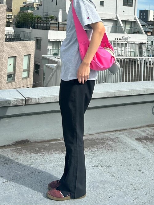 Champion/チャンピオン コットン ワッペン Tシャツ 無地T トップス