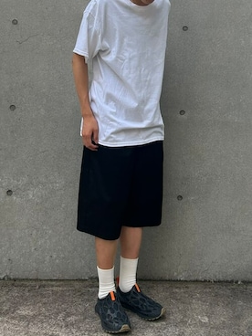 「CROSS & STITCH（クロスステッチ）のアイテム」を使った、Tomo大さん（メンズ・175cm）の夏コーディネート