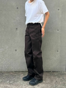 「アイテム（チノパンツ）」を使った、Tomo大さん（メンズ・175cm）の夏コーディネート