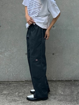 「アイテム（チノパンツ）」を使った、Tomo大さん（メンズ・175cm）の夏コーディネート