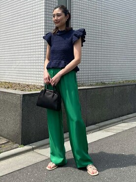 「SEA NEWYORK」｜Maruyama_TOMORROWLANDさん（レディース・166cm）の夏コーディネート