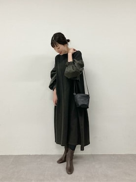 「前髪ぱっつん」｜hira051さん（レディース・158cm）の秋コーディネート