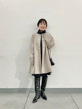 BEARDSLEY（ビアズリー）の「ビッグロングタートルネックニット