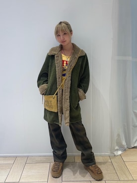 「HYSTERIC GLAMOUR（ヒステリックグラマー）のアイテム（バッグ）」を使った、pyoko120さん（レディース・156cm）の秋コーディネート