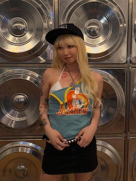 HYSTERIC GLAMOURのタンクトップを使ったレディース人気ファッション