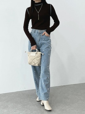 「BLUEEAST（ブルーイースト）のアイテム」を使った、ayuさん（レディース・165cm）の冬コーディネート