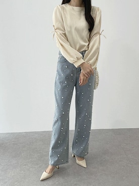 「BLUEEAST（ブルーイースト）のアイテム」を使った、ayuさん（レディース・165cm）の春コーディネート