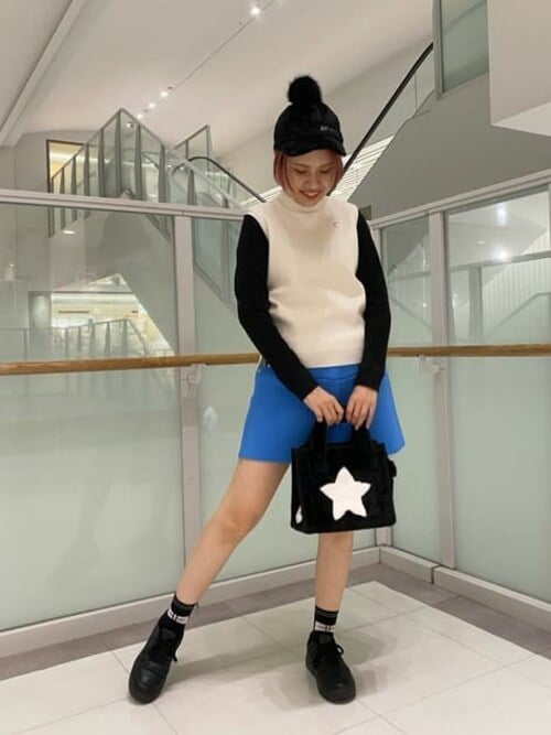 セール】<LADIES>星柄ファーバッグ【2024年秋冬】（トートバッグ