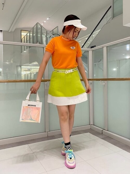 archivio（アルチビオ） tシャツ 「LADIES」パフスリーブ半袖プル